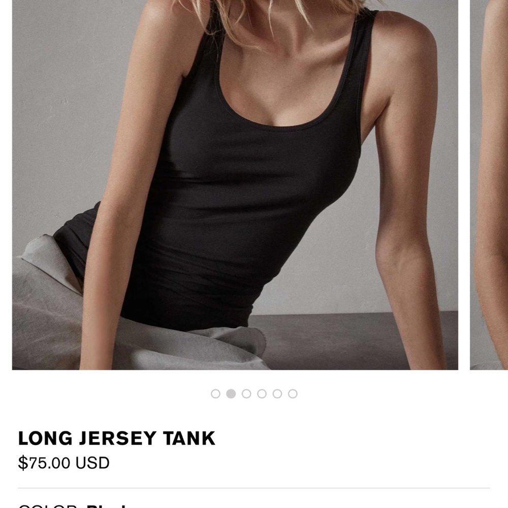 James perse Jersey Tank Top